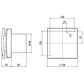 Maico ECA 100 ipro K Kleinraumventilator