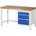 Rau Werkbank höhenverstellbar 8159A1, B1500xT700xH840-1040mm, 3x Schublade-TA