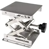 The Lord of the Tools Labor Hebebühne Hubtische Lifter Hebeplattform, 100mm x 100mm Hubhöhe 150mm, Edelstahl Tragkraft 3kg