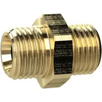 Riegler Doppelgewindenippel, zylindrisch, G 1 a., G 2 a.,