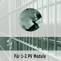 Zaun-Montagepaket für Solarmodule für 2 Solarmodule