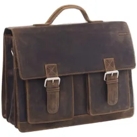 GREENLAND Nature Westcoast Aktentasche Leder 40 cm - L