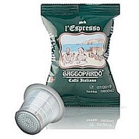 N.100 Kapseln Toda Gattopardo Blend Entkoffeiniert (Kompatibel Nespresso)