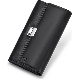 Fomax Kellner Geldbörse Unisex Portemonnaie schwarz