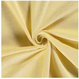 maDDma Stoff Velour Nicky uni ab 50 x 150cm Jersey Velourstoff Baumwolle, 033 - pastellgelb gelb