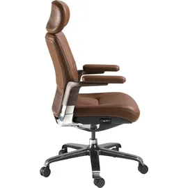 ac angel cerda Drehstuhl Kunstleder Braun