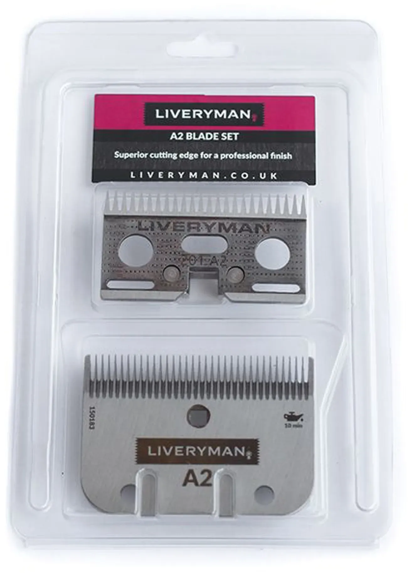 Liveryman A2 Klingen-Set Cutter & Comb, 2.4 mm