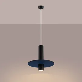 Sollux Lighting Pelta 1 1-flg. 30 cm Schwarz/Blau