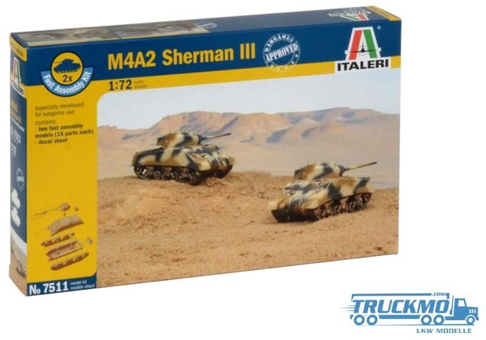 Italeri M4A2 Sherman III 7511