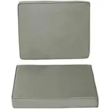 Outsunny Sitzkissen 56 x 52 x 7 cm dunkelgrau 2-tlg.