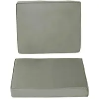 Outsunny Sitzkissen 56 x 52 x 7 cm dunkelgrau 2-tlg.