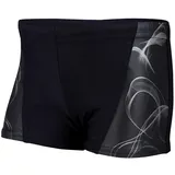 Aquarti Badehose Jungen schwarz/graphit 158