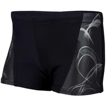 Aquarti Badehose Jungen schwarz/graphit 158