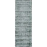 carpetfine Teppich »Ava Viskoseteppich«, rechteckig, Seidenoptik, leichter Glanz, auch als Läufer erhältlich, grün