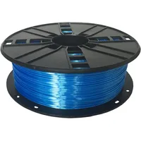 Ampertec 3D-Filament Seiden-PLA blau mit Perlglanz 1.75mm 1000g Spule