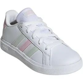 Adidas Grand Court Lifestyle Tennis Lace-Up Kids Cloud White / Crystal Jade / Clear Pink 37 1/3