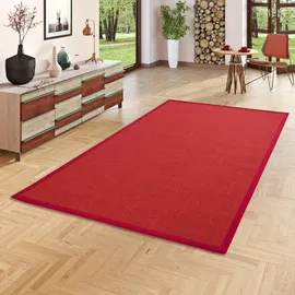 Pergamon Natura Sisalteppich 60 x 110 cm Rot