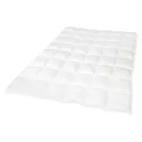 Künsemüller Exclusiv Faserbettdecke warm 200 x 200 cm Daunen-Feeling durch modernste Fasertechnologie - Weiß