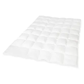 Künsemüller Exclusiv Faserbettdecke warm 200 x 200 cm Daunen-Feeling durch modernste Fasertechnologie - Weiß