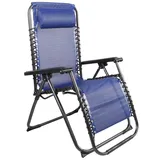 INDA-EXCLUSIV Relaxsessel Klappbar Blau