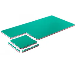 Judomatten-Set Tatami Small Judo Unisex Grün-Rot GRÜN No Size
