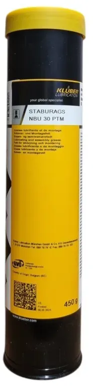 Klüber STABURAGS NBU 30 PTM, 450 g Kartusche