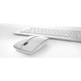 Cherry DW 8000 Wireless Tastatur DE Set weiß/silber