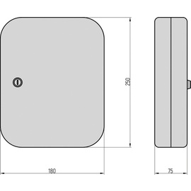 BASI Schlüsselkassette SK 50-20 250 x 180 x 75 mm