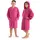 KangaROOS Kinderbademantel KANGAROOS "Kira, Ideal für Zuhause, Schwimmbad oder im Urlaub" Gr. 116, rosa (pink, grau), 116, Leichtfrottier, Hausmäntel, modernen, sportliches Design, leuchtenden Akzenten