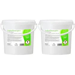 InduPool 2 x 5 kg organisches pH-Senker Granulat - FOOD GRADE - für Pool & Schwimmbad HERRLAN-Qualität Made in Germany