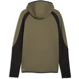 Puma Sweatjacke "Evostripe Kapuzenjacke Herren", Herren, Gr. XS, loden grün, Obermaterial: 23% Polyester, 77% Baumwolle. Taschenfutter: 100% Baumwolle. Einsatz: 81% Baumwolle, 19% Polyester, Sweatjacken Sweatjacke
