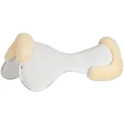 Acavallo CC Memory Foam Half Pad mit Lammfell - blue/blue - blue/blue