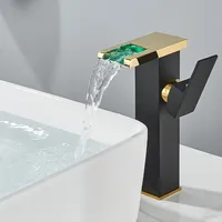 LED Waschtischarmatur Wasserhahn Badarmatur Waschbecken Mischbatterie