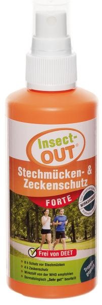 Insect-OUT forte | Stechmücken- & Zeckenschutz | Insektenspray | 100 ml | frei von DEET