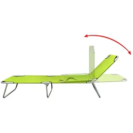 vidaXL Klappliege 60 x 27 x 60 cm Apfelgrün