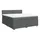 vidaXL Boxspringbett 180 x 200 cm Dunkelgrau