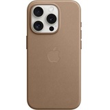 Apple Feingewebe Case mit MagSafe für iPhone 15 Pro Taupe