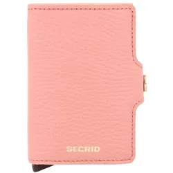 Secrid Twinwallet Kreditkartenetui RFID Schutz Leder 7 cm rose