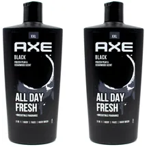 Axe 3-in-1 Duschgel & Shampoo Black XL für langanhaltende Frische und Duft dermatologisch getestet 700 ml 1 Stück