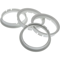4X Zentrierringe 70,0 x 63,4 mm Weiß Felgen Ringe Made in Germany