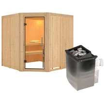 Karibu Jarin inkl. 9 kW Ofen + int. Steuerung