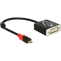 DeLock 61213 Videokabel-Adapter 0,2 m USB Typ-C DVI Schwarz
