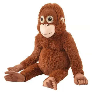 IKEA DJUNGELSKOG Stofftier Orangutan Punch Braun 104.028.41 - Braun