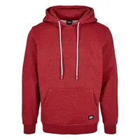URBAN CLASSICS Basic Kapuzenpullover Blood Stone Melange XS