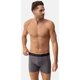 Danish Endurance Merino Trunks grau / orange / schwarz L 2er Pack