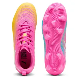 Puma Future 9 Play AG/FG Kinder Poison Pink/Sun Stream/Bright Aqua 34