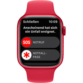 Apple Watch Series 8 GPS + Cellular 45 mm Aluminiumgehäuse product(red), Sportarmband (product)red