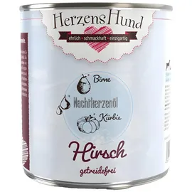 HerzensHund Hirsch mit Kürbis getreidefrei 6 x 800 g