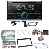 Kenwood DPX-7300DAB Bluetooth DAB Einbauset für Citroen C2 C3 Berlingo Jumpy