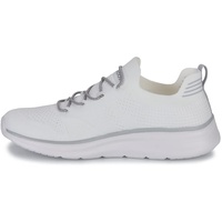 KANGAROOS Damen KJ-Stunning Sneaker, White/Vapor Grey, 41 EU